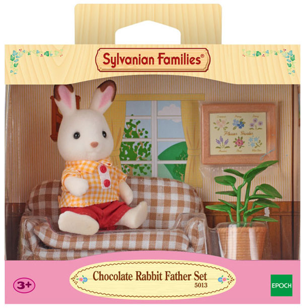 Набір Sylvanian Families Шоколадний кролик-тато на дивані (SLV5013) - зображення 1