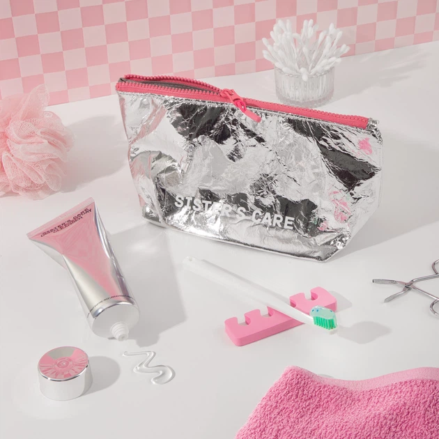 Косметичка Sister's Aroma Care Розовый/Серебристый (4820227784028) - Фото 3 Косметичка Sister's Aroma Care Розовый/Серебристый (4820227784028) - изображение 3