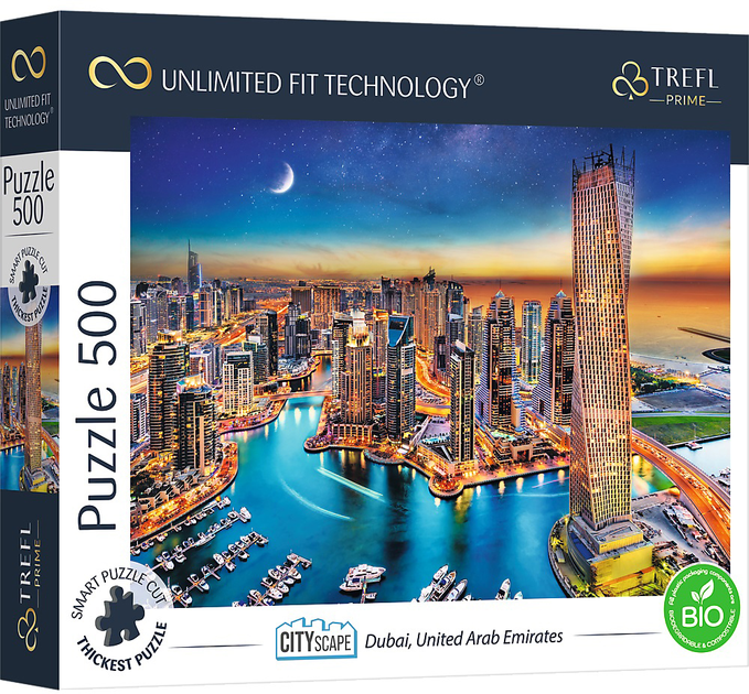 Puzzle Trefl Dubai 500 elementów (5900511374551) - obraz 1