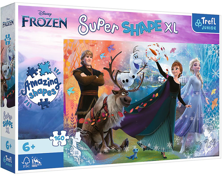 Пазл Trefl Відкрийте світ Frozen 160 елементів (5900511500226) - зображення 1