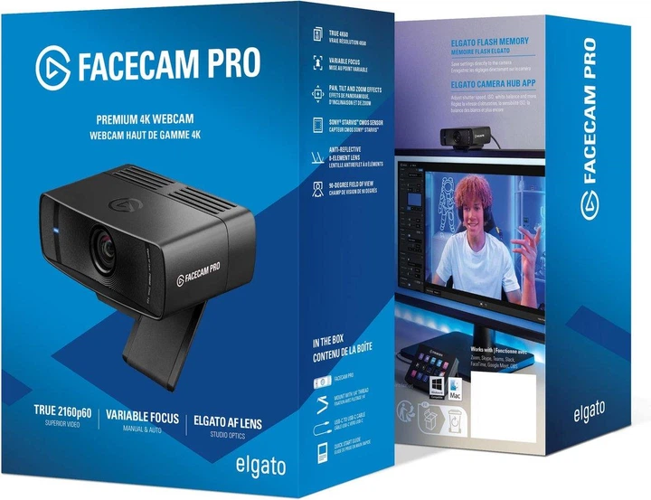 Веб-камера ELGATO Facecam Pro 4K (20WAB9901) - изображение 11
