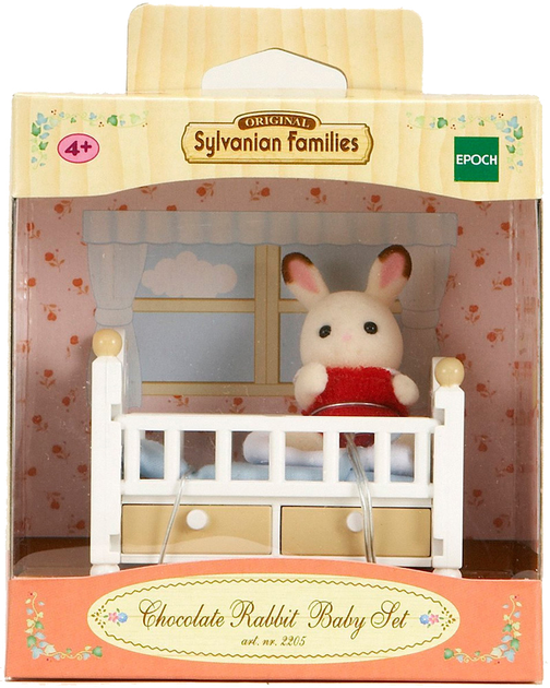 Ігровий набір Sylvanian Families "Шоколадний Кролик і ліжечко" (SLV5017) - зображення 3