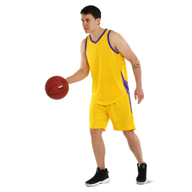 Форма баскетбольная Zelart L221 размер 5XL рост 185-190 см Yellow-Purple - Фото 3 Форма баскетбольная Zelart L221 размер 5XL рост 185-190 см Yellow-Purple - изображение 3