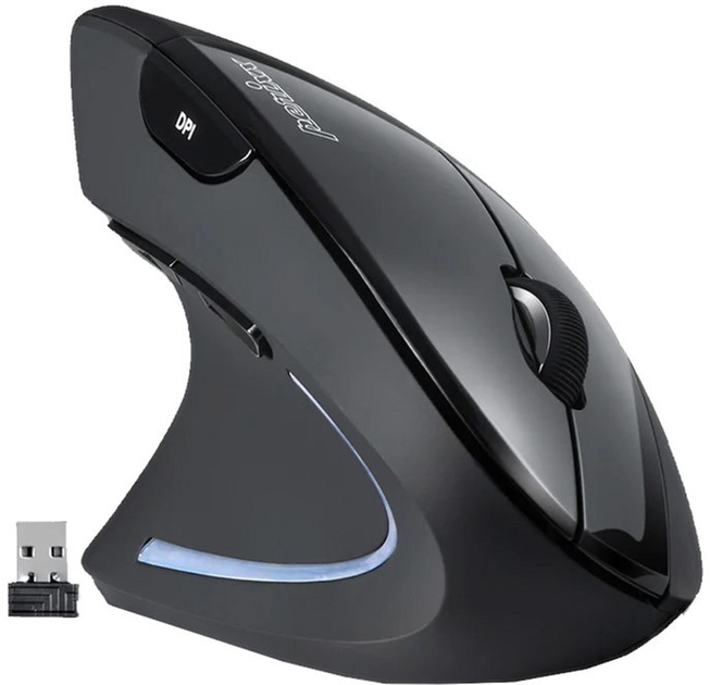 Mysz bezprzewodowa Perixx PERIMICE-713L Wireless Czarna (4049571001630) - obraz 1