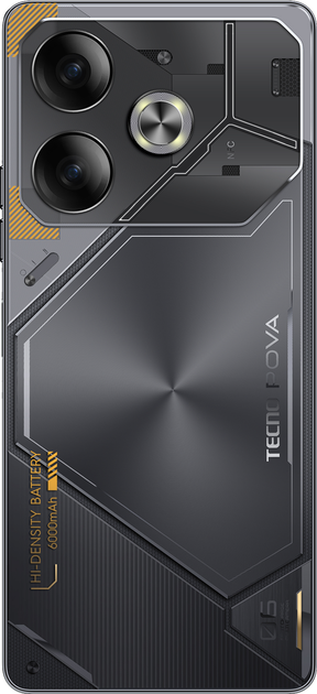 Мобільний телефон Tecno POVA 6 (LI7) 12/256GB Meteorite Grey ...