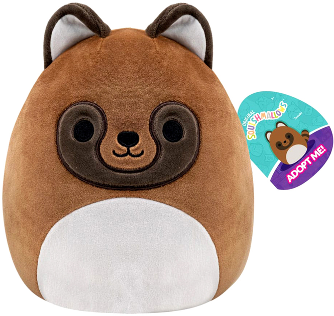 М'яка іграшка Kellytoys Squishmallows Adopt Me Tanuki 20 см (0196566217713) - зображення 1