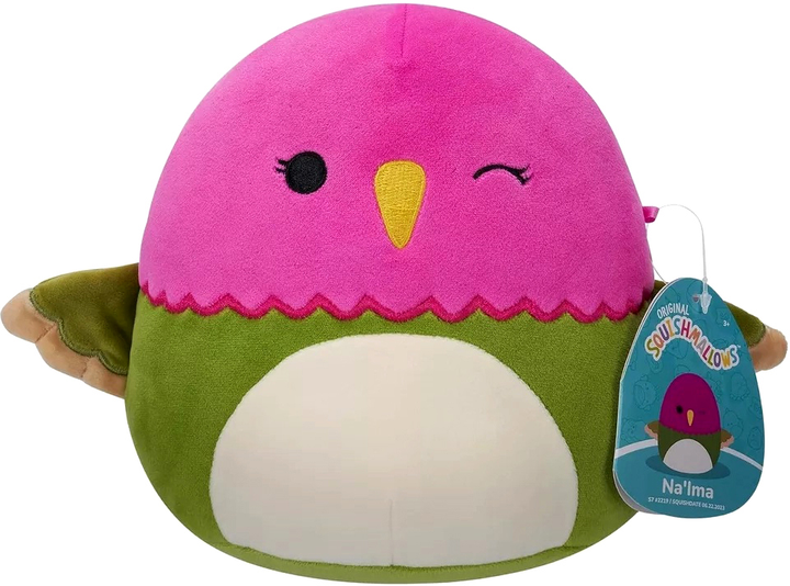 М'яка іграшка Kellytoys Squishmallows P18 Plush Leif Na'Ima the Hummingbird 19 см (0196566411258) - зображення 1