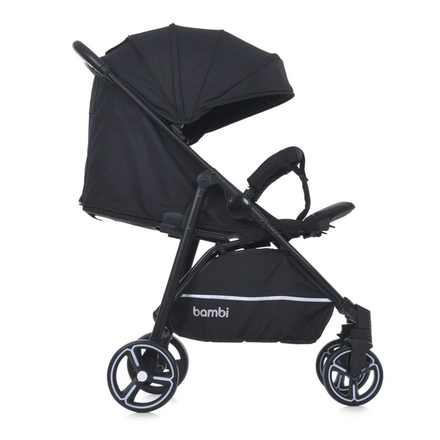 Коляска дитяча прогулянкова Bambi M 4249-2 Black Matt - зображення 3