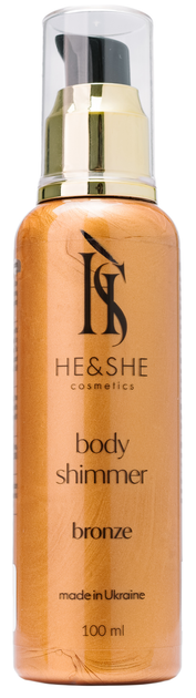 ROZETKA | Шиммер для тела He&She Cosmetics Бронзовый 100 мл (01-0015 ...