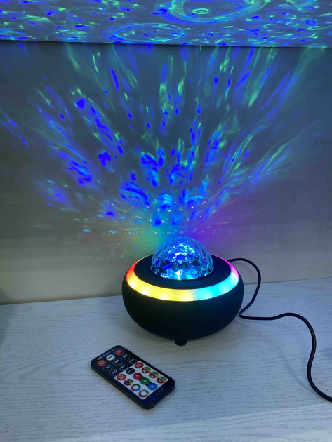 Світлодіодний проектор Galaxy Projector Night Light Б/В - изображение 6