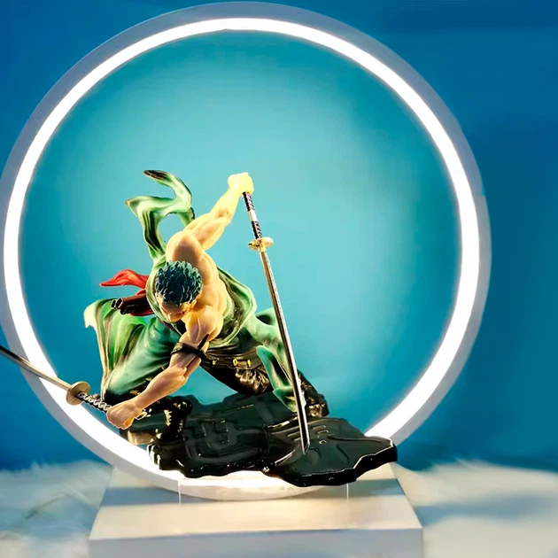 Лампа ночник BauTech с фигуркой One Piece Зоро Ророноа в атаке
