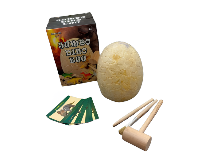 Яйцо дракона Jumbo Dino Egg с 14 фигурками динозавров - изображение 2