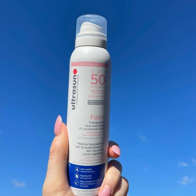 Сонцезахисний крем Ultrasun Face&Scalp UV Protection Mist SPF50 75 мл (0756848207117) - зображення 2