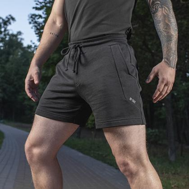 Шорти M-Tac Sport Fit Cotton Black Розмір XL - зображення 2