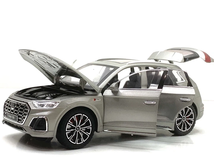 Машина Автосвит Audi Q5 инерционная открываются двери капот багажник 20 см 1:24 Серая (AP-2014) - Фото 10 Машина Автосвит Audi Q5 инерционная открываются двери капот багажник 20 см 1:24 Серая (AP-2014) - изображение 10