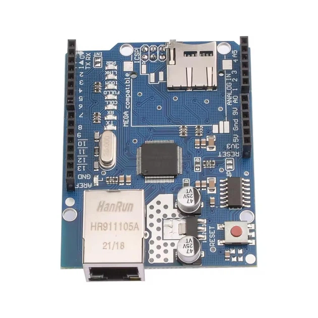 Плата расширение W5100 со слотом micro-SD Diymore - изображение 2