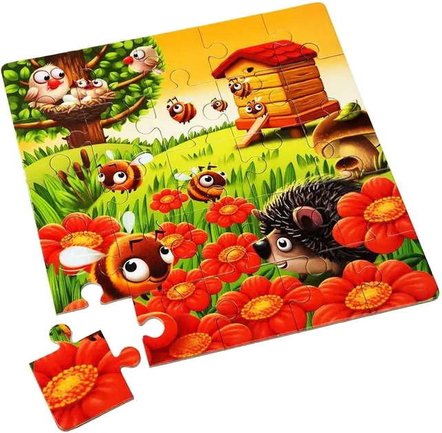 Puzzle edukacyjne Puzzlika 3 w 1 Ulubione zwierzęta 50 elementów (CBK12985) - obraz 4