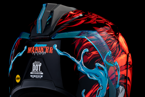 Шолом ICON Airform Manik'R, L, Червоний (2837557) - изображение 4