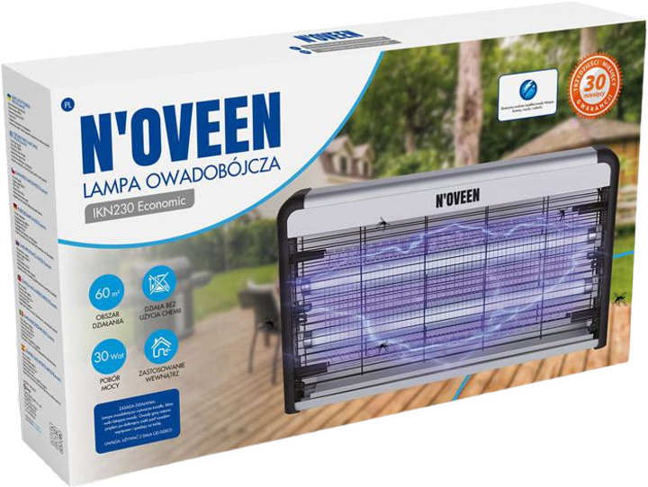 Інсектицидна лампа Noveen IKN230 (LAMP OWAD IKN230) - зображення 3