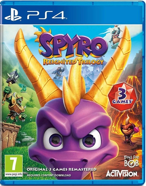 Gra PS4 Spyro Reignited Trilogy (Blu-Ray) (5030917242243) - obraz 1