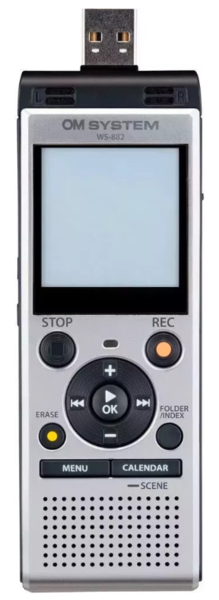 Диктофон цифровий OLYMPUS OM SYSTEM WS-882 Silver (4GB) - зображення 2