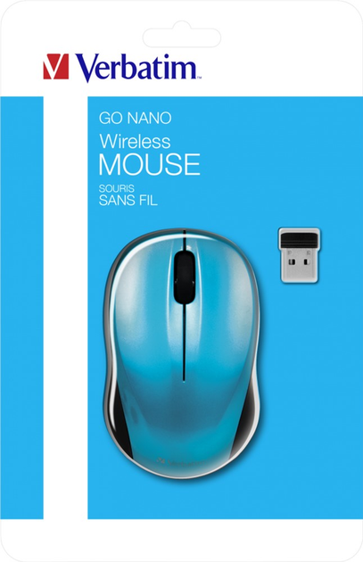 Mysz Verbatim Go Nano Wireless Blue (23942490449) - obraz 7