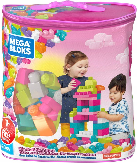 Klocki konstrukcyjne MEGA BLOKS First Builders 80 elementów (0065541083288) - obraz 1