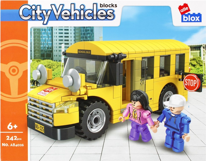 Конструктор Alleblox City Vehicles Міський автобус 242 деталі (5904335887082) - зображення 1