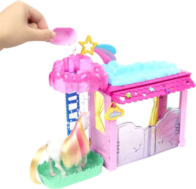 Lalka z akcesoriami Mattel Barbie Szczypta magii Chelsea z jednorożcem (0194735149384) - obraz 3