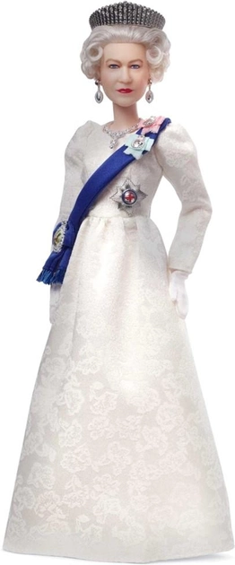 Lalka Mattel Barbie Signature Queen Elizabeth 38 cm (0194735006656) - obraz 2
