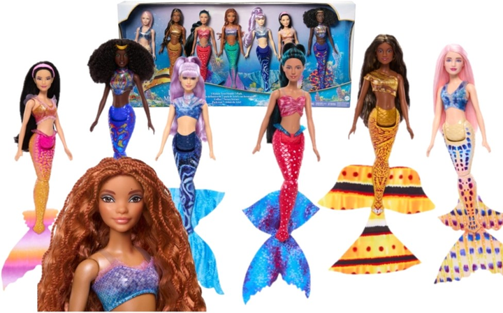 Zestaw lalek Mattel Disney The Little Mermaid Ultimate Ariel Sisters (0194735121410) - obraz 1