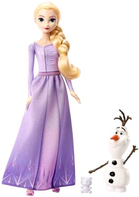 Lalka z akcesoriami Mattel Disney Ice Neart Princess Elsa and Olaf 30 cm (0194735120925) - obraz 2