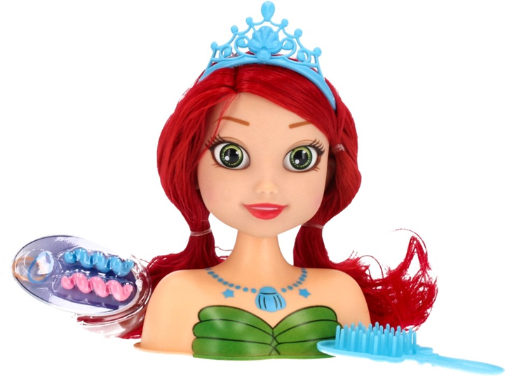 Głowa do stylizacji Mega Creative Little Lady Nella Redhead 17 cm (5902643635524) - obraz 4