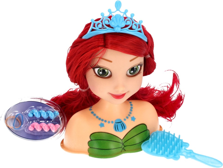Głowa do stylizacji Mega Creative Little Lady Nella Redhead 17 cm (5902643635524) - obraz 6