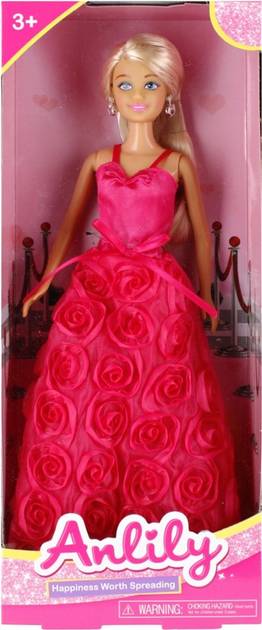 Лялька Anlily в червоній сукні 29 см (5904335889987) - зображення 1