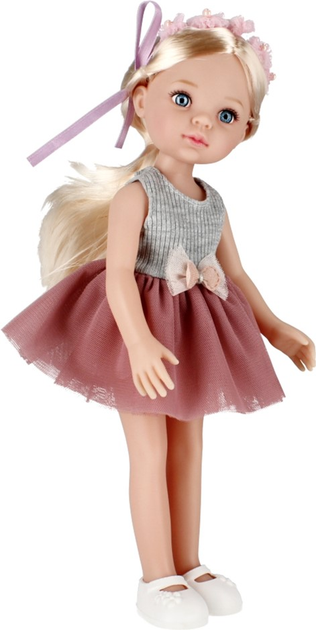 Lalka Mega Creative Little Milly w sukience z kokardą 35 cm (5905523602227) - obraz 3