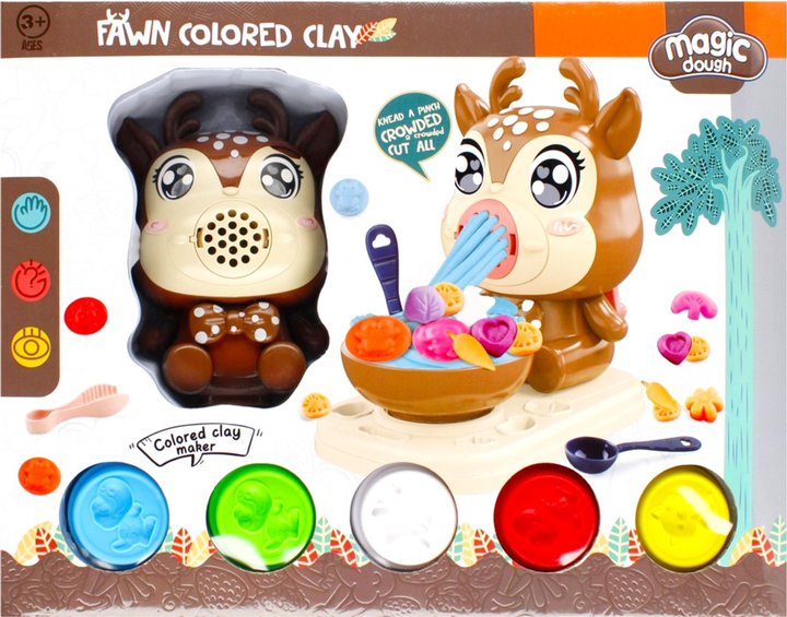 Zestaw kreatywny Magic Dough Fawn Colored Clay (5904335849899) - obraz 1