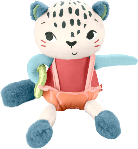 Maskotka Fisher-Price Planet Friends Spotting Fun Snow Leopard 21 cm (0194735101535) - obraz 3