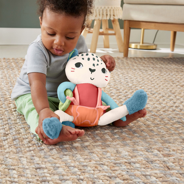 Maskotka Fisher-Price Planet Friends Spotting Fun Snow Leopard 21 cm (0194735101535) - obraz 5