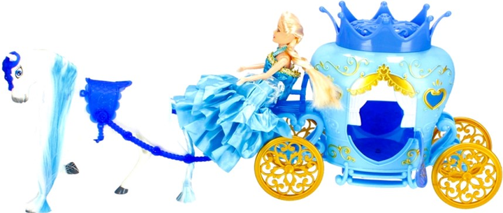 Zestaw do zabawy Mega Creative Dream Carriage Mini-lalka z karetą i koniem (5908275180234) - obraz 5
