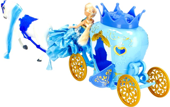 Zestaw do zabawy Mega Creative Dream Carriage Mini-lalka z karetą i koniem (5908275180234) - obraz 6