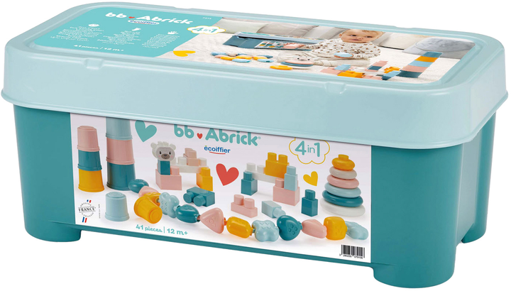 Ігровий набір Ecoiffier Abrick Baby Toys 4 в 1 (3280250079156) - зображення 1