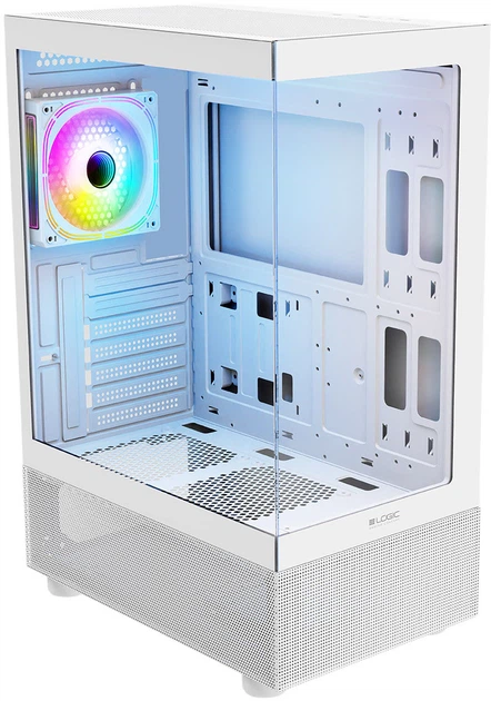 Корпус Logic LOOK ARGB MIDI White (AT-LOOK-ARGB-20-0000000-0002) - зображення 3