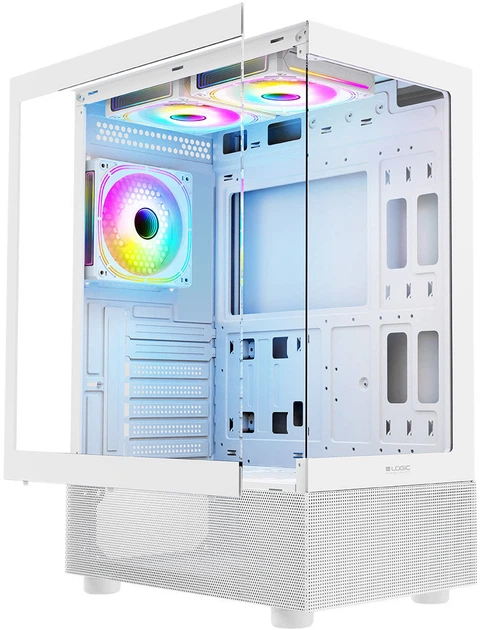 Корпус Logic LOOK ARGB MIDI White (AT-LOOK-ARGB-20-0000000-0002) - зображення 4