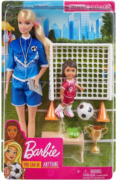 Лялька Барбі тренер з футболу Barbie Soccer Coach - Фото 14 Лялька Барбі тренер з футболу Barbie Soccer Coach - зображення 14