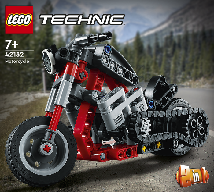 Лего технік Мотоцикл Lego technic 42132 - зображення 4