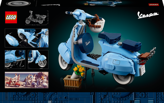 Лего Идея Веспа 125 культовый мотороллер Lego Ideas Vespa 125 10298 - изображение 8
