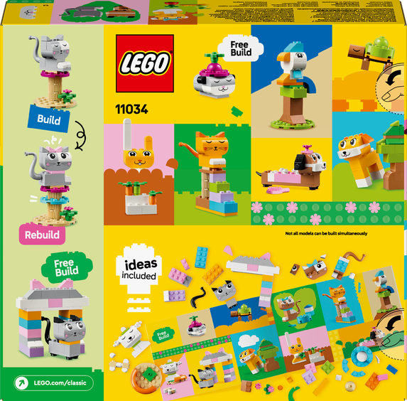 Конструктор Лего Класик Креативні домашні тварини Lego Classic 11034 - зображення 9