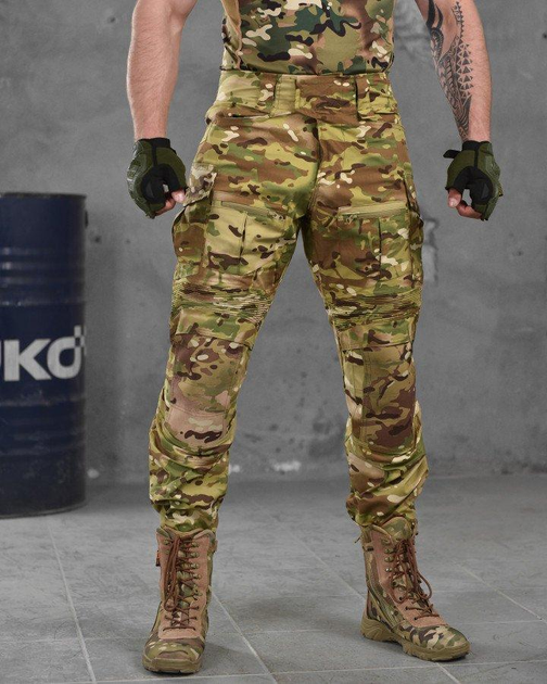 Тактические штурмовые штаны G3 с усиленными наколенниками 3XL мультикам (87357) - изображение 1