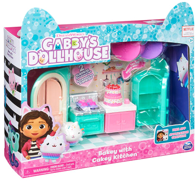 Kuchnia Spin Master Gabby's Dollhouse Deluxe Room (0778988374092) - obraz 1